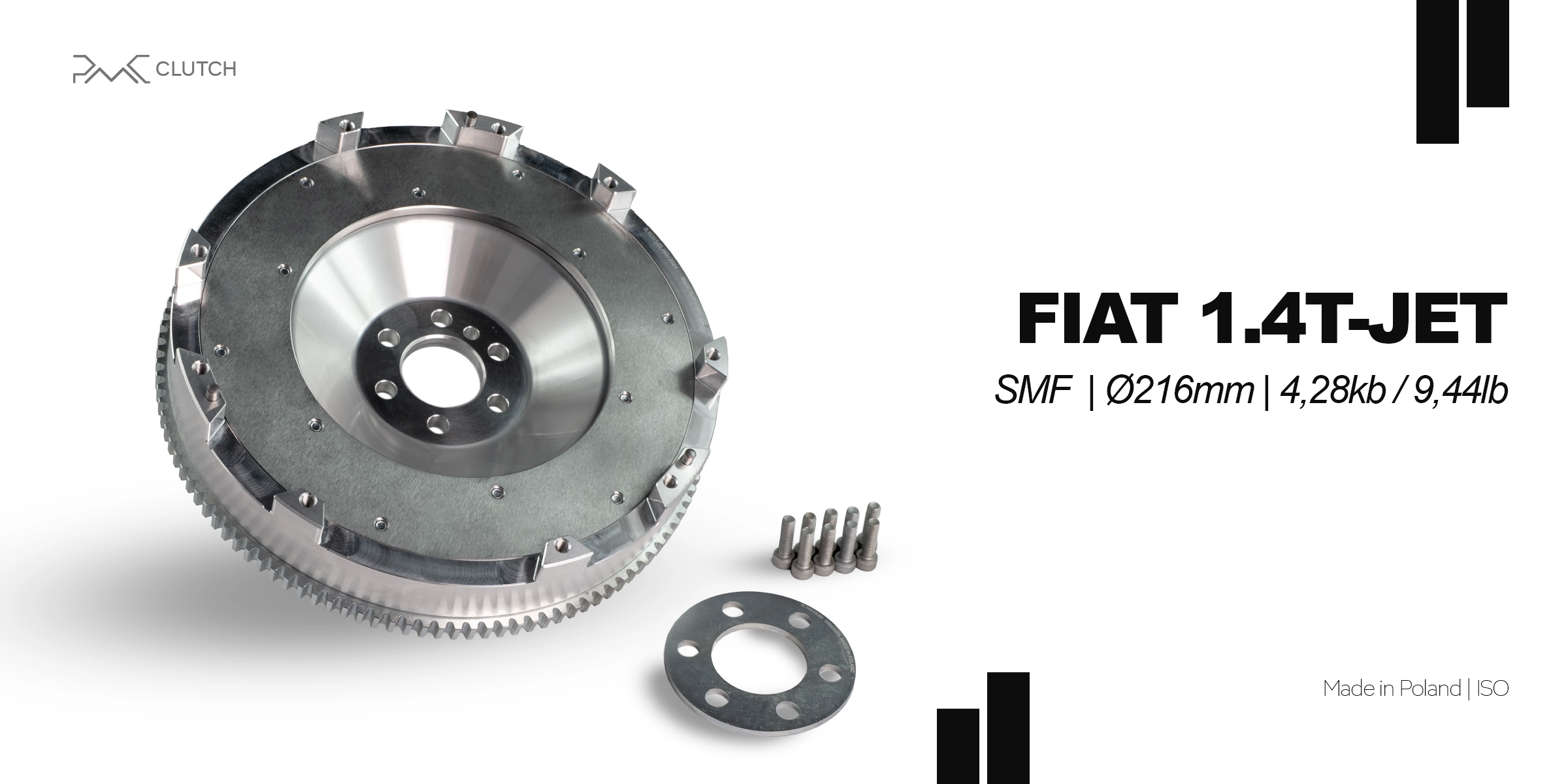 Lekkie koło zamachowe PMC Motorsport Abarth Fiat Alfa Romeo 1.4 T-Jet