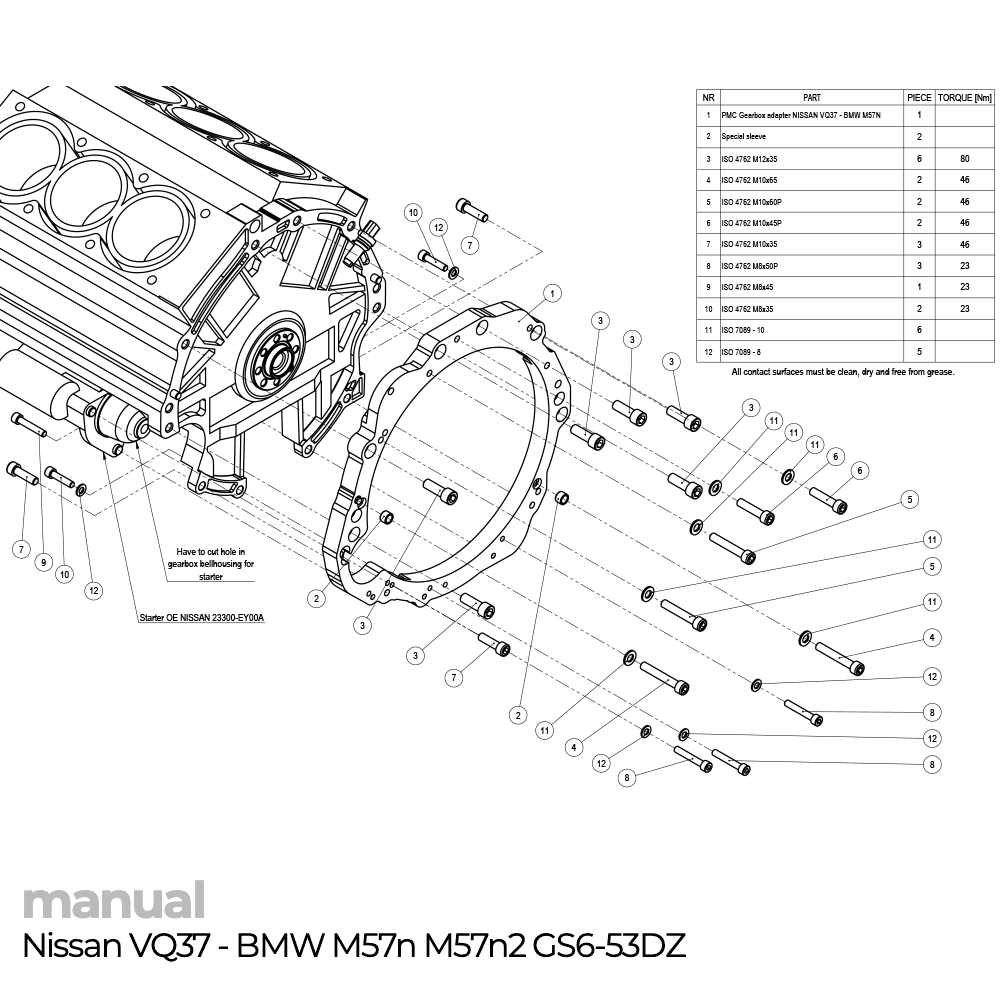 manual nissan VQ37 zf gs6-53dz bmw