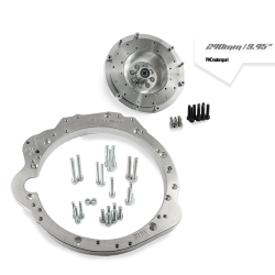 Adapter Mercedes-Benz M104 - manual 6-biegów BMW M57n GS6-53DZ HGD JGA - 240mm / 9.45"