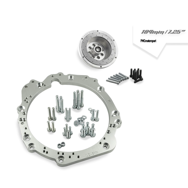 Adapter Toyota UZ - manual 6-biegów BMW M57n GS6-53DZ HGD JGA HGA - 184mm / 7.25" (P)