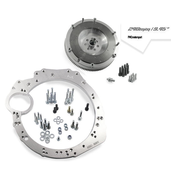 Adapter Mitsubishi 4G63 - manual 6-biegów BMW M57n GS6-53DZ HGU HGK - 240mm / 9.45"