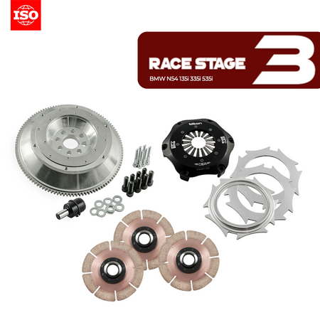 Race Stage 3 Zestaw sprzęgła BMW N54 N54B30 135i 335i 535i 6-biegów - 184mm 7.25"