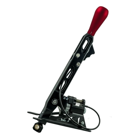 Black Edition Hydrauliczny hamulec ręczny rewers 0.750 + PRO H short shifter czerwona długa gałka (B)