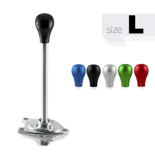 Short shifter BMW E8x E9x - aluminiowa czarna krótka gałka