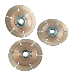 Tarcze sprzęgła Tilton Engineering 64185-4-VTV-52 BMW M57 S54 M60 M62 S62 28x35-10N [184mm / 7.25"]