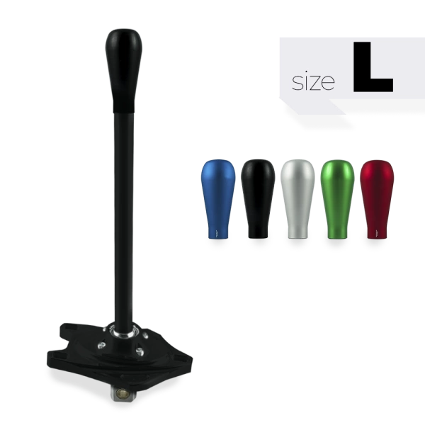 Black Edition Short shifter BMW E8x E9x - aluminiowa czarna długa gałka