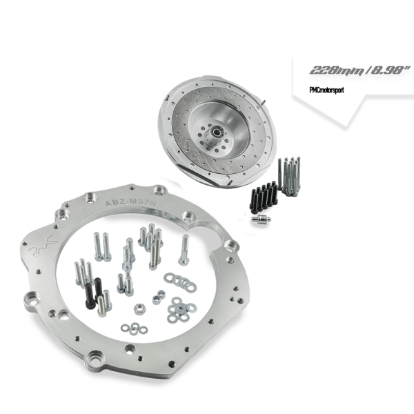 Adapter Audi ABZ - manual 6-biegów BMW M57n GS6-53DZ HGD JGA - 228mm / 8.98" (Twin Disc)