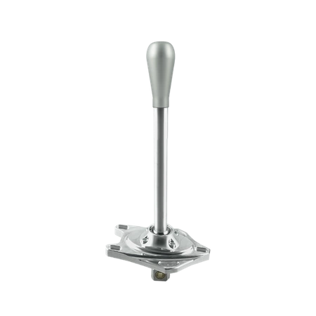 Short shifter BMW E8x E9x - aluminiowa srebrna długa gałka (K)