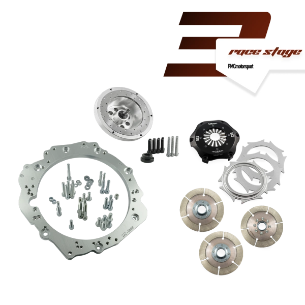Race Stage 3 Toyota 1JZ 2JZ - manual 6-biegów BMW N54 GS6-53BZ 135i 335i 535i- 184mm / 7.25" (S)