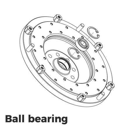 Koło zamachowe Mercedes Benz OM606 - Nissan Patrol Y61 ZD30 / Y61 TD42 - 240mm / 9.45"