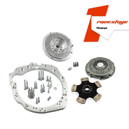 Race Stage 1 Volvo White T5 T6 - manual 6-biegów BMW N54 GS6-53BZ 135i 335i 535i - 240mm / 9.45"