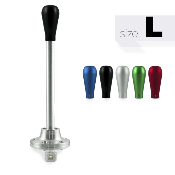 Short Shifter BMW E36 Z3 Nowa Wersja - Długa Czarna Aluminiowa Gałka
