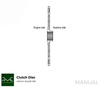 Wyczynowa tarcza sprzęgła BMW M57N N57 N54 B57 B58 32,5x35-26N [240mm 9.25"]