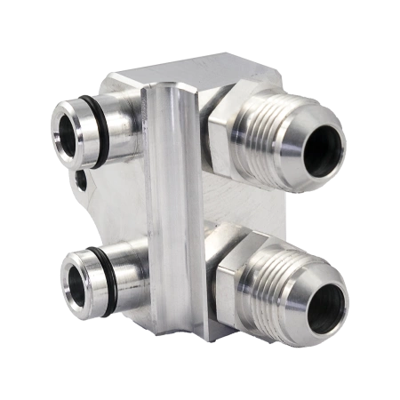 Adapter chłodnicy oleju do skrzyni biegów ZF 8HP BMW N57 B58 + przejściówki M18x1.5 - AN10