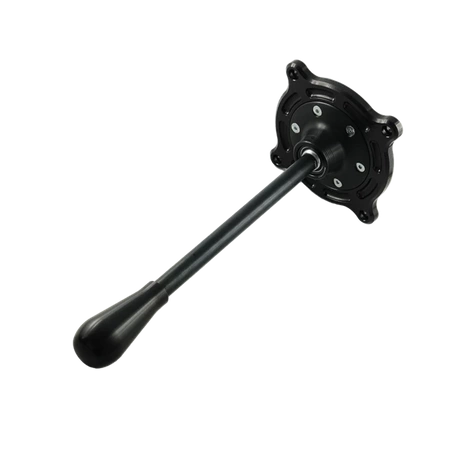 Black edition short shifter Nissan s-chassis S13 S14 S15 R32 R33 R34 - długa srebrna gałka