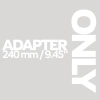 Sam adapter 240mm / 9.45" (single disc)