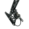 Black Edition Hydrauliczny hamulec ręczny rewers 0.750 + PRO H short shifter czerwona długa gałka (B)