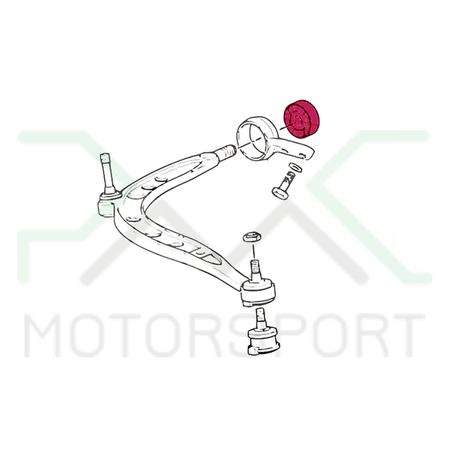 Aluminiowe tulejki acentryczne wahacza przedniego tylne do BMW E30 E36 - Uniball