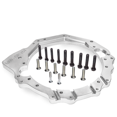 Aluminiowy adapter flansza kryza BMW V8 M60 M62 S62 - Nissan Patrol Y61ZD30