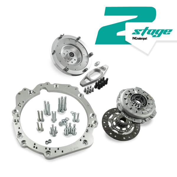 Stage 2 Toyota UZ - manual 6-biegów BMW M57n GS6-53DZ HGD JGA - 215mm / 8.46" twin disc