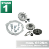 Stage 1 Mercedes-Benz M113 M113K AMG - manual 6-biegów BMW M57n GS6-53DZ HGD JGA HGA - 240mm / 9.45"