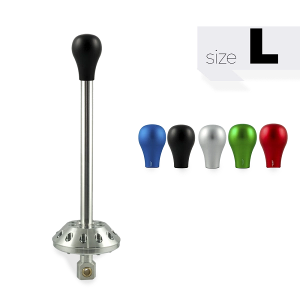 Short shifter BMW E30 E34 - Aluminiowa Czarna Krótka Gałka