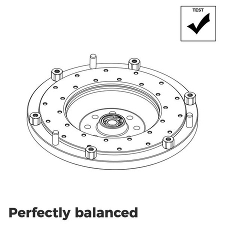Koło zamachowe Mercedes Benz OM606 - Nissan Patrol Y61 ZD30 / Y61 TD42 - 250mm/9.84"
