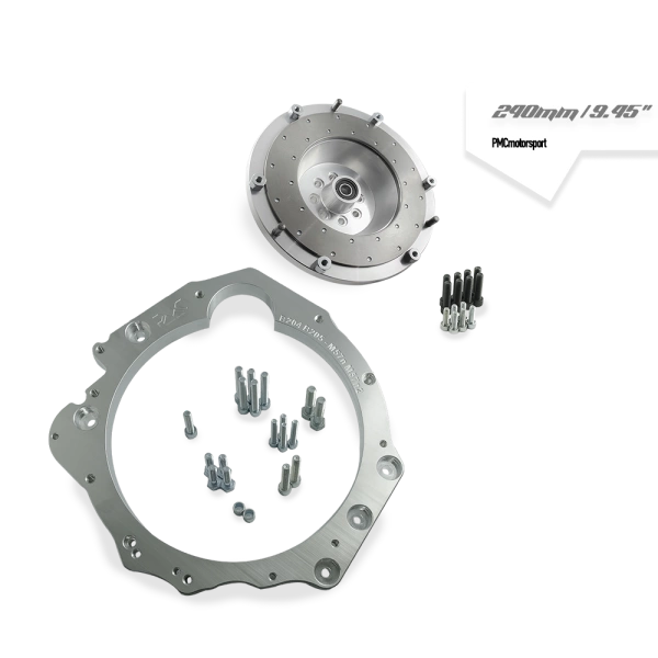 Adapter Saab - manual 6-biegów BMW M57n GS6-53DZ HGD JGA - 240mm / 9.45" (SWAP RWD)
