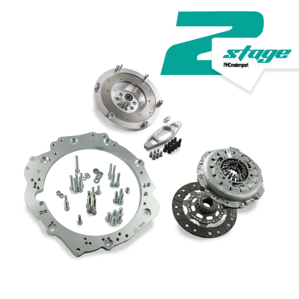 Stage 2 Toyota JZ - manual 6-biegów BMW M57n GS6-53DZ HGD JGA - 215mm / 8.46" twin disc