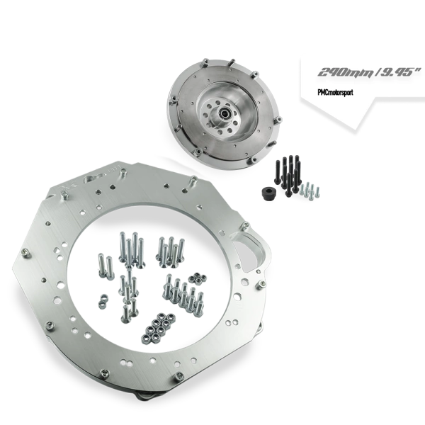 Adapter GM Chevrolet V8 LS9 - manual 6-biegów BMW M57n GS6-53DZ HGD JGA - 240mm / 9.45"