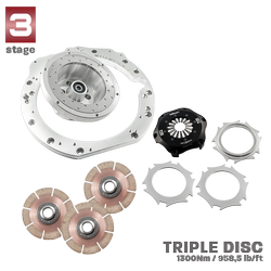 Race stage 3 Mercedes-Benz M113 M113K AMG - manual 6-biegów BMW M57n GS6-53DZ HGD JGA - 184mm 7.25" (P)