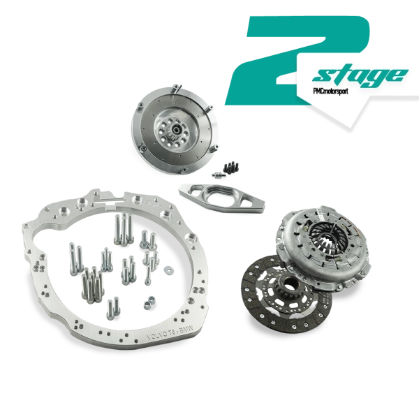 Stage 2 Volvo "White" T5 T6 - manual 6-biegów BMW M57n GS6-53DZ HGD JGA - 215mm / 8.46" twin disc