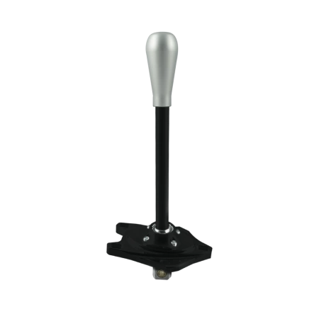 Black Edition Short shifter BMW E8x E9x - aluminiowa srebrna długa gałka (K)