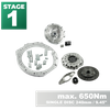 Stage 1 Mercedes-Benz M112 M113 M113K - manual 6-biegów BMW M57n GS6-53DZ HGD JGA HGA - 240mm / 9.45"