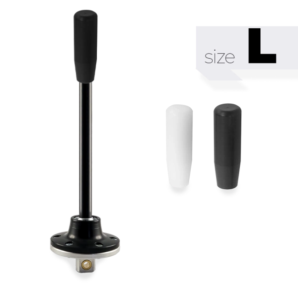 Black edition short shifter BMW E46 - długa czarna teflonowa gałka