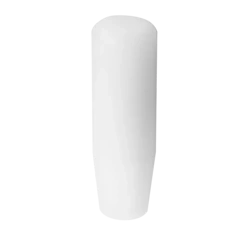 Długa biała teflonowa gałka