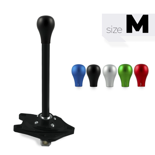 Black Edition Short shifter BMW E8x E9x - aluminiowa czarna krótka gałka (K)