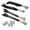 Stage 3 Zestaw regulowanych wahaczy + aluminiowe tuleje wahaczy do BMW E46 Uniball 95kN (czarne)