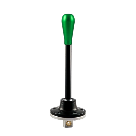 Black edition Short shifter BMW E30 E34 - aluminiowa zielona długa gałka (K)
