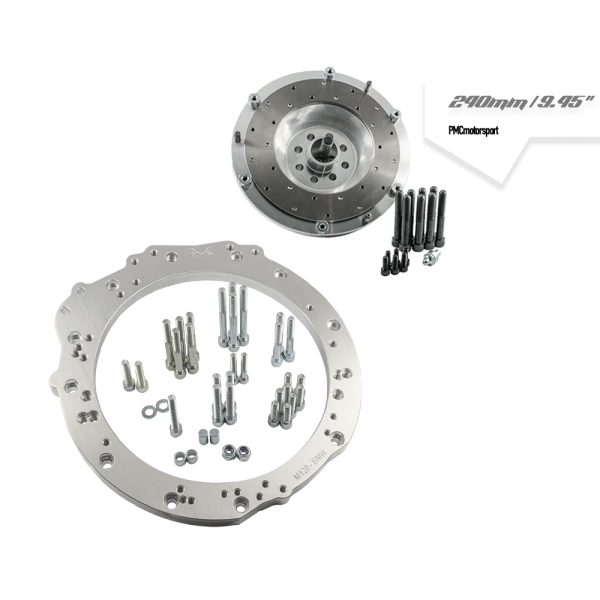 Adapter Mercedes-Benz V12 M120 - manual 6-biegów BMW M57n GS6-53DZ HGU HGK - 240mm / 9.45"