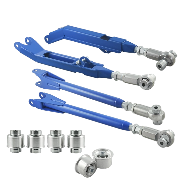 Stage 3 Zestaw regulowanych wahaczy + aluminiowe tuleje wahaczy do BMW E36 Uniball 95kN