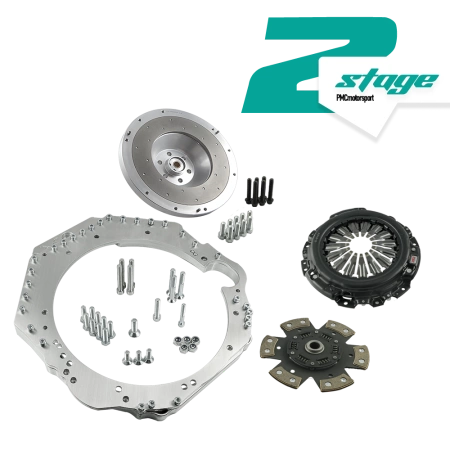 Stage 2 GM Chevrolet LS LS1 LS2 LS3 LS6 LS7 L99 / Vortec - Nissan 370Z Z34 - 250mm / 9.84"