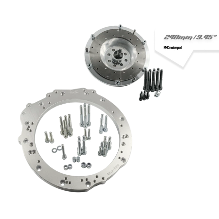 Adapter Mercedes-Benz V12 M120 - manual 6-biegów BMW M57n GS6-53DZ HGU HGK - 240mm / 9.45"