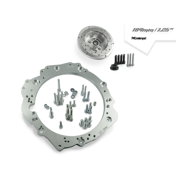 Adapter Toyota JZ - manual 6-biegów BMW M57n GS6-53DZ HGD JGA HGA - 184mm / 7.25" (S)