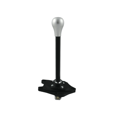 Black Edition Short shifter BMW E8x E9x - aluminiowa srebrna krótka gałka (K)