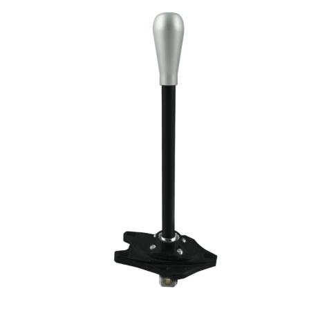 Black Edition Short shifter BMW E8x E9x - aluminiowa srebrna długa gałka 