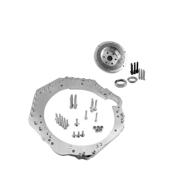 Adapter GM Chevrolet LS LS1 LS2 LS3 LS6 LS7 L99 / Vortec - Nissan 370Z Z34 - 184mm / 7.25" (P)