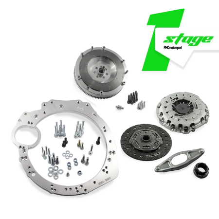 Stage 1 Mitsubishi 4G63 - manual 6-biegów BMW M57n GS6-53DZ HGU HGK - 240mm / 9.45"