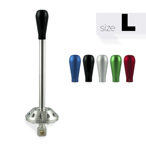 Short shifter BMW E30 E34 - aluminiowa czarna długa gałka