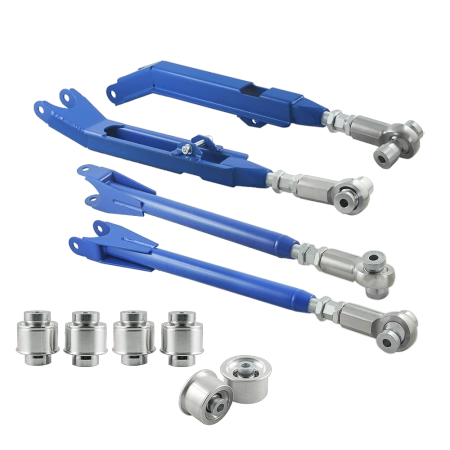Stage 3 Zestaw regulowanych wahaczy + aluminiowe tuleje wahaczy do BMW E36 Uniball 95kN